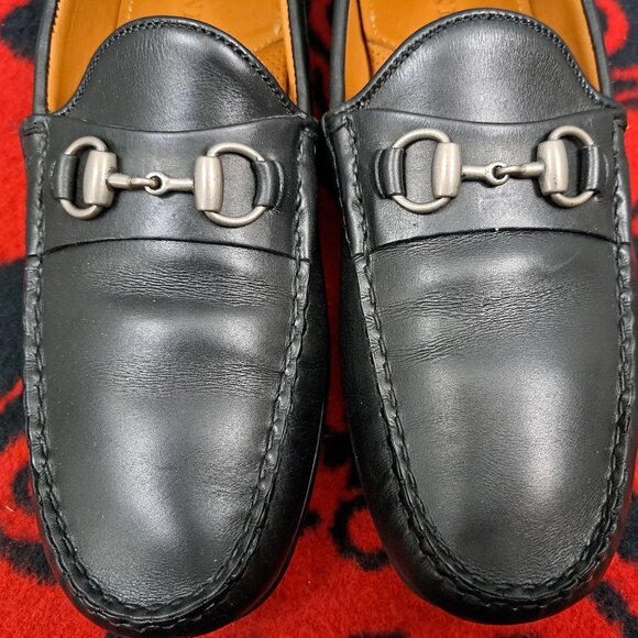 Size 12D Allen Edmonds "SEBASTIAN" Leather BIT Driving Loafers Black - Picture 12 of 13